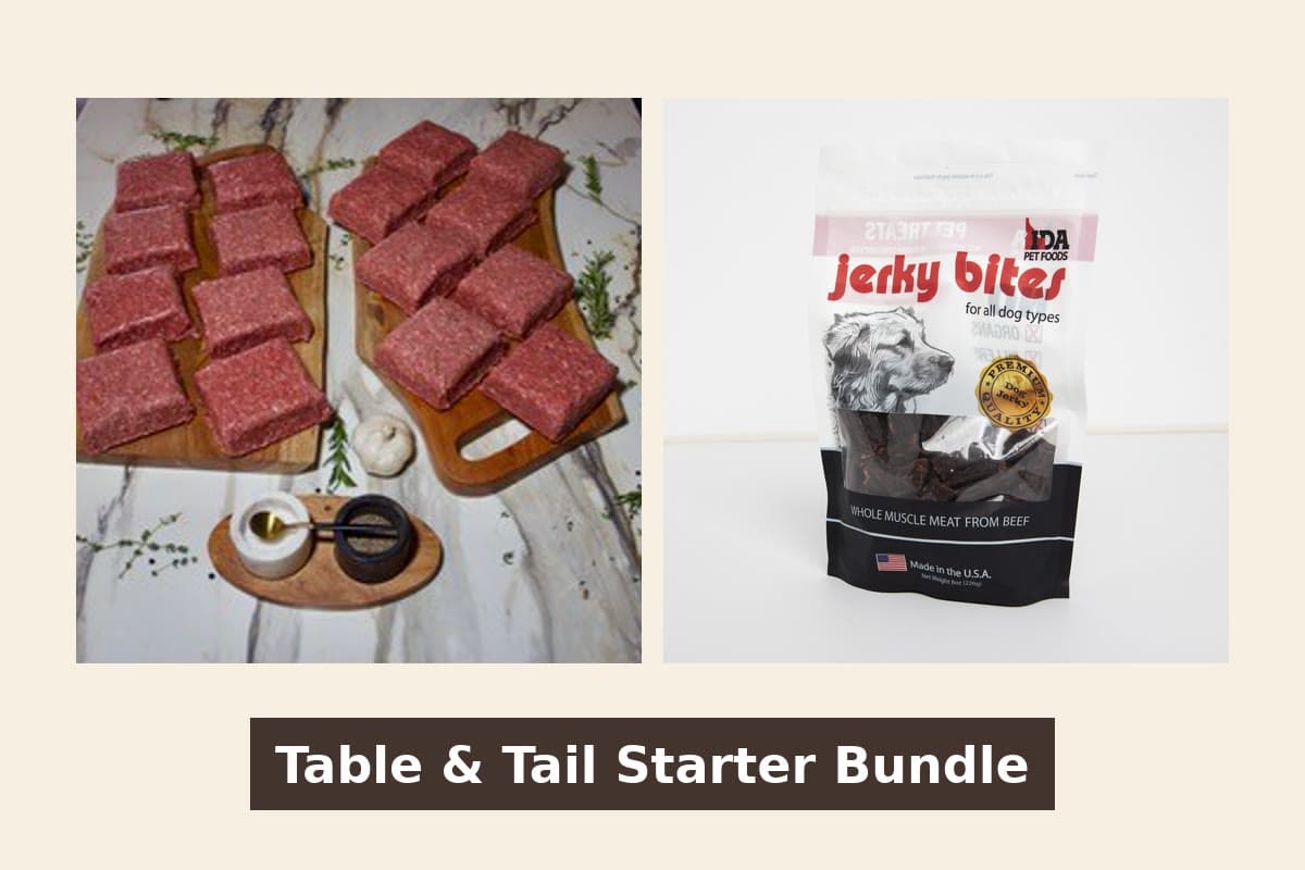Table and Tail Starter Bundle composite using supplier product photos